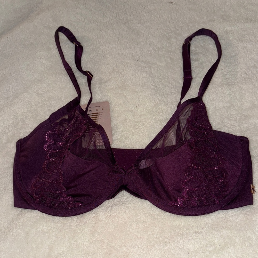 Savage fenty Purple Lace Bra